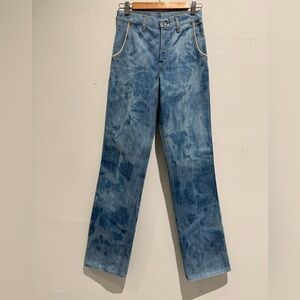 Weird & wonderful high-waisted vintage acid-wash Levi jeans, size 29x34